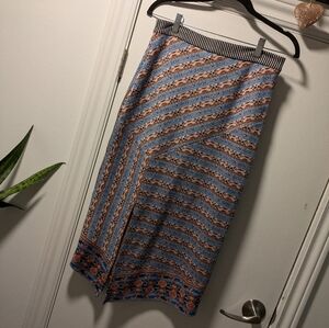 Anthropologie Akemi + Kin “Striped Splendor” Tribal Pencil Skirt - Size S